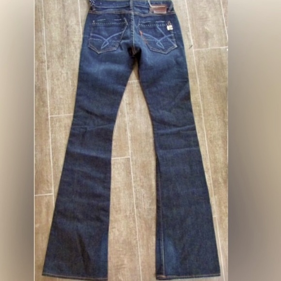 NEW $165 UNION * LOVER Jeans 25 x 35" X-LONG Inseam Low Rise Bootcut 💯AUTHENTIC - Picture 1 of 14